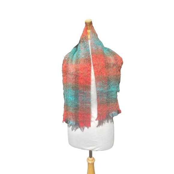 Andrew Stewart Vintage Mohair/Wool Made in Scotland Scarf - Picture 5 of 12